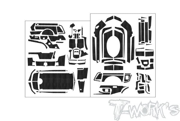 TS-087   Shiny Graphite Sticker ( For Sanwa MT-R )