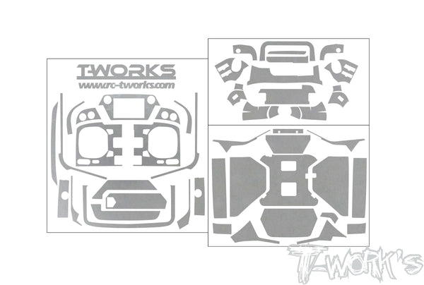 TS-088M    Metal Chrome Radio Radio Skin Sticker ( For FUTABA T32MZ WC )  4 Colors