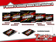 TS-090-A  T-WORK'S Setting Board Skin Sticker A