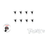 TSS-12DC      3mm x 4/5/6/8/10/12/14/15mm   120 Degree Countersunk Screw 8pcs.