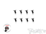 TSS-12DC      3mm x 4/5/6/8/10/12/14/15mm   120 Degree Countersunk Screw 8pcs.