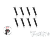 TSS-12DC      3mm x 4/5/6/8/10/12/14/15mm   120 Degree Countersunk Screw 8pcs.