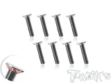 TSS-10DC       3mm x 5/8/12/15mm  110 Degree Countersunk Screw   (8pcs.)