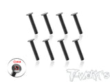 TSS-12DC      3mm x 4/5/6/8/10/12/14/15mm   120 Degree Countersunk Screw 8pcs.