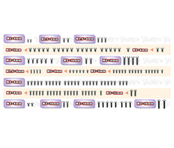 TSSU-X26    64 Titanium Screw set ( UFO Head )  133pcs.  ( For Serpent X26 )