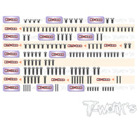 TSSU-XB2D'26	64 Titanium Screw set ( UFO Head ) 142pcs.( For Xray XB2D'26 )