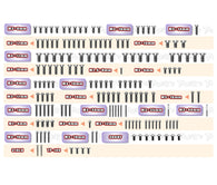 TSSU-XB8'26	64 Titanium Screw set ( UFO Head ) 159pcs.( For Xray XB8'26 )