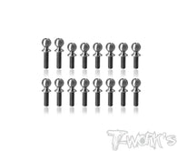 TP-220-MO3.0     64 Titanium Ball End set ( For Yokomo MO3.0 ) 16pcs.