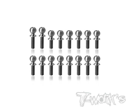 TP-220-MO3.0     64 Titanium Ball End set ( For Yokomo MO3.0 ) 16pcs.