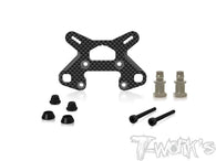 TO-247-B4.2  Graphite Front /Rear Shock Tower 5mm / 4mmWith Alum.Short Standoffs ( For Team Associated RC8 B4.2)
