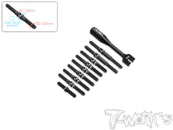 TBB-TC10-3 64 Titanium Black Coating Turnbuckle Set ( For AXON TC10/3 )