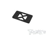 TO-353-D-2   One Piece Graphite Rear Wing Stay Reinforcement And Heightening Plate 2mm (  For Hong Nor X5B/IX5B )