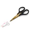TT-021   T-Work's Titanium Nitride Lexan Curved Scissor