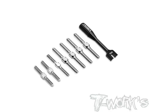 TB-SD3.0    64 Titanium  Turnbuckle Set ( For Yokomo SD3.0 )