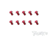 ASS-UR 7075-T6 Hex. Socket UFO Head Screw(Red) 10pcs.