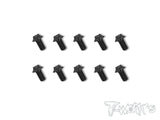 ASS-UBK 7075-T6 Hex. Socket UFO Head Screw(Black) 10pcs.