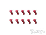 ASS-UR 7075-T6 Hex. Socket UFO Head Screw(Red) 10pcs.