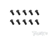 ASS-UBK 7075-T6 Hex. Socket UFO Head Screw(Black) 10pcs.