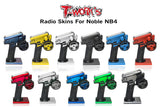 TS-050M Mirror Chrome Radio Skin Sticker For FlySky NB4 4colors