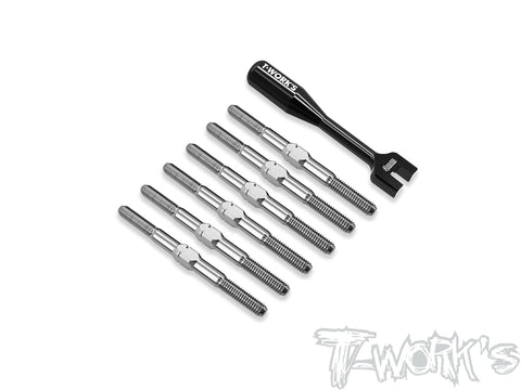 TB-317   Titanium Turnbuckle Set (For Team Associated RC10 B7/B7D )