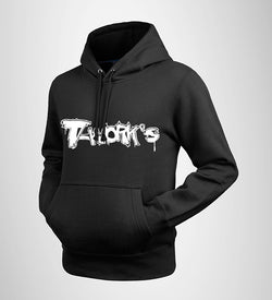 AP-002-BK  Team T-Work's Hooded Sweater Black Color ( White logo )
