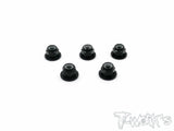 ASS-3FLN Aluminium Flange Lock Nuts 3mm  5pcs.