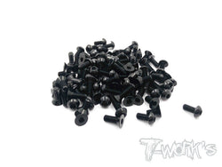 ASS-RX10S-BK 7075-T6 Black Screw set 89pcs.(For DESTINY RX-10S)