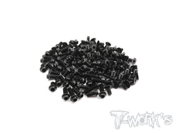 ASSU-A800MMX 7075-T6 Black Screw set(UFO Head) 93pcs.(For Awesomatix A800MMX )