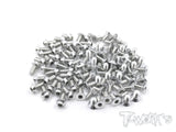 ASSU-M3-10 7075-T6 3mm Screw set(UFO Head) ( 10 Items Each 10pcs.)