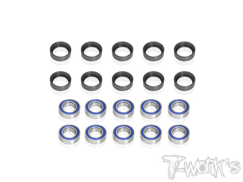 BBLS-GTX  Light Weight Bearing Kit ( For Xray GTX '17/18 ) With 8 x 14mm Bearing 10pcs.