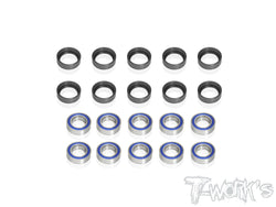 BBLS-MBX8ECO Light Weight Bearing Kit ( For Mugen MBX8 ECO ) With 8 x 14mm Bearing 10pcs.