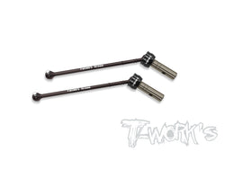 C-F8-AL   Steel F & R CVD Set 92.5mm With Alum.Axle Shaft ( For Sparko F8 & SWORKZ 35.4 ) 2pcs.