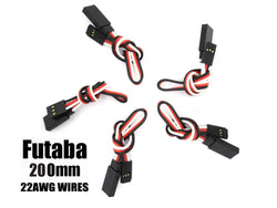 EA-005-5 Futaba Extension with 22 AWG heavy wires 200mm 5pcs.