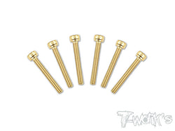 GSS-322H 3mmx22mm Gold Plated Hex. Socket Head Steel Screws（6pcs.）