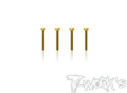 GSS-330H 	3mmx30mm Gold Plated Steel Hex. Socket Head Screws（4pcs.）