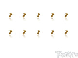 GSS-U M4  Gold Plated Hex. Socket UFO Head Screw ( Class  12.9 )