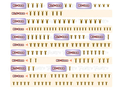 GSS-NT1'23	Gold Plated Steel Screw Set 159pcs. ( For Xray NT1 2023 )
