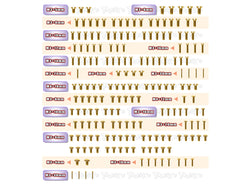 GSS-RAPTOR	 Gold Plated Steel Screw Set 190pcs. ( For RAPTOR )