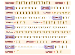 GSS-VIPER990	Gold Plated Steel Screw Set 180pcs.( For Serpent VIPER 990 )