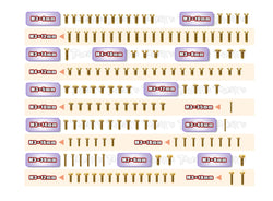 GSS-XB8'22	Gold Plated Steel Screw Set 139pcs. ( For Xray XB8 2022 )