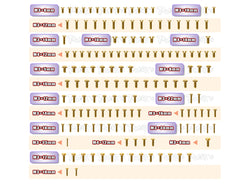 GSS-XT8'22	Gold Plated Steel Screw Set 150pcs. ( For Xray XT8 2022 )