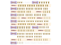 GSSU-RAPTOR	   Gold Plated Steel UFO Screw Set 190pcs. ( For RAPTOR )