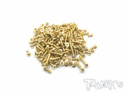 GSS-F104 Gold Plated Steel Screw Set 32pcs.(Tamiya F104)