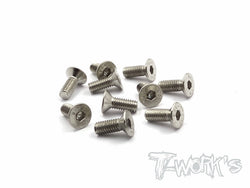 NSS-308C 3mmx8mm Nickel Plated Hex. Countersink Screw（10pcs.）