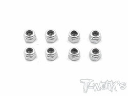 NSS-3LN Nickel Plated M3 Lock Nuts ( 8pcs. )