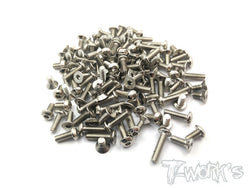 NSS-SP1 Nickel Plated Screws Set 59pcs.(Speed passion SP-1)