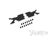 TO-246-35.4EVO-R    Graphite Rear A-arm Stiffeners 1mm/1.5mm ( For Sworkz S35-4 EVO/ S35.4EVO )