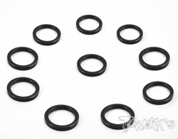 TA-049 Aluminum 6mm Bore Washer 1.0mm  10pcs.