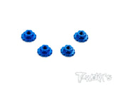 TA-089 Alum Large-Contact Serrated Flanged Wheel Nuts  (4pcs.)
