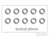 TA-124   5 x 10 Stainless Steel Shim Washer  ( 0.1, 0.2, 0.3mm )